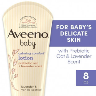 Aveeno Baby Calming Comfort Moisturizing Body Lotion for Baby and Toddler, 8 fl oz