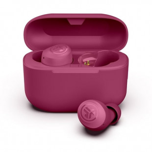 JLab Go Air Pop True Wireless Earbuds w/ Charging Case, Dark Pink