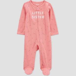 Carter's Just One You®️ Baby Girls' Floral Little Sister Sleep N' Play - Pink Newborn