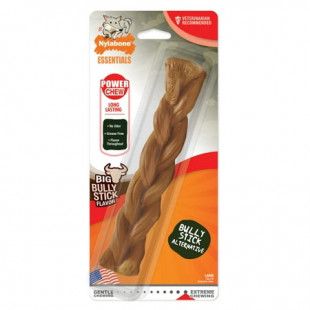 Nylabone Power Chew Alternative Braided Bully, Dog Chew Toy Braid Stick, Large/Giant