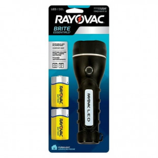 Rayovac Brite Essentials 26 lm Black LED Flashlight AA Battery