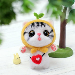 Iumwxz Popular on Walmart Cute Pattern Poke Wool Felts Production Package Toys Christmas Gifts home decor christmas clearance outdoors