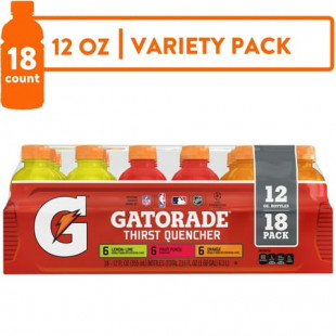 Gatorade Thirst Quencher Sports Drink, Variety Pack, 12 fl oz, 18 Bottles