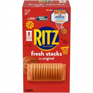 RITZ Fresh Stacks Original Crackers, Travel Snacks, 11.8 oz (8 Multi Snack Packs)