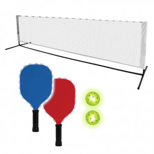 MinnARK LED Pickleball Portable Set, Outdoor Game for All Ages, 3 and Up