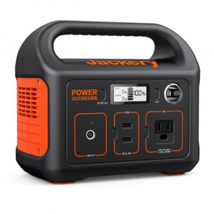 Jackery - Explorer 290 Portable Power Solar Generator (290 Wh Capacity) - Black