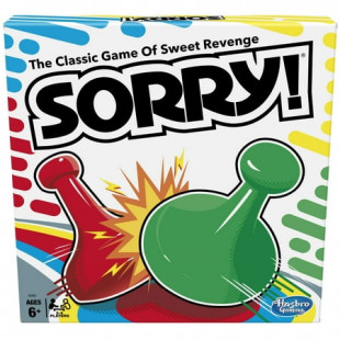Sorry! Kids Board Game, Family Board Games for Kids, 2 to 4 Players, Non-Candy Easter Basket Stuffers Gifts, Ages 6+