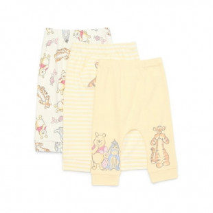Disney Baby Wishes + Dreams Character Infant Baby Jogger Pants, 3-Pack, Sizes Newborn-12 Months