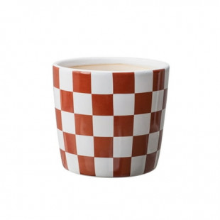 Mainstays 6 Inch Red White Checkered Planter