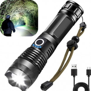 Ggpg 100000 High Lumens Usb Rechargeable Powerful Waterproof Super Very Bright Flashlights