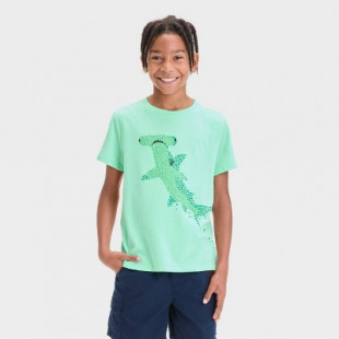 Boys' Short Sleeve St. Patrick's Day Graphic T-Shirt - Cat & Jack™ Lime Green S