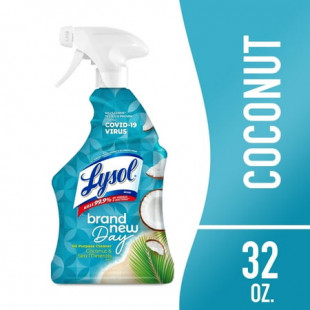 Lysol® All-Purpose Cleaner, Sanitizing and Disinfecting Spray, To Clean and Deodorize, Coconut & Sea Minerals Scent, 32oz