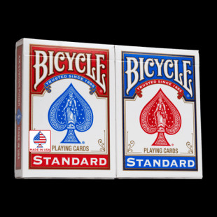 Bicycle Playing Cards, 2 Pack, Standard Index (Red & Blue)