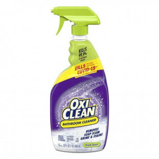 OxiClean Bathroom Cleaner, Shower, Tub & Tile, Powered by OxiClean Stainfighters, Fresh Scent, 32 oz