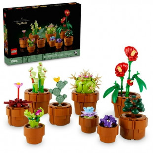 LEGO Botanicals Tiny Plants - Artificial, Fake Indoor Plant Building Set for Home, Kitchen, Desk Decoration, Adults Ages 18+ - Gift for Mother's Day - 10329