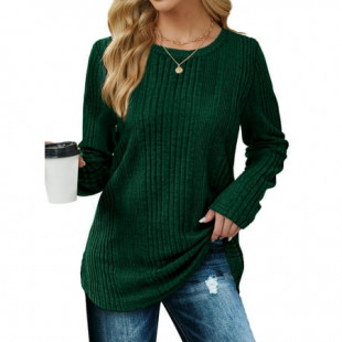 Fantaslook Womens Tops Textured Long Sleeve Shirts Casual Fall Tops Lightweight Pullover