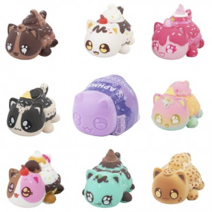 Aphmau MeeMeow Mystery Squishy Figures Series 3- Ice Cream Theme, Blind Box- 1 of 8 Possible Ice Cream MeeMeow Toys