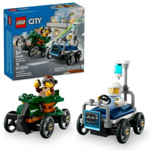 LEGO City Airplane vs. Hospital Bed Race Car Pack Toy - Building Toy for Kids, Boys and Girls, Ages 5+ - Gift for Birthdays and Holidays - Includes 2 Minifigures - 60459
