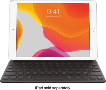Apple - Smart Keyboard for iPad (7th Generation), iPad 10.2" (9th Generation), iPad Air (3rd Generation), and 10.5-inch iPad Pro - Black