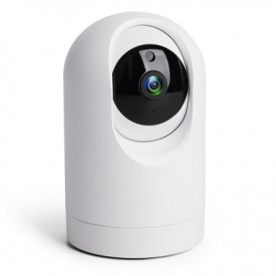 Konnek Stein Indoor Security Camera, WiFi Home Security Camera, 360 Degree Monitoring, HD 1080P Motion Detection, IR Night Vision, App Remote Control, Two-Way Audio, White