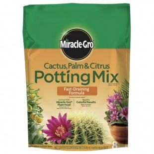Miracle-Gro Cactus, Palm and Citrus Potting Mix, For Potted Plants, 8 qt.