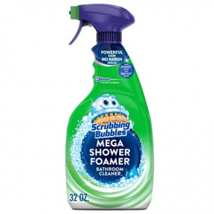 Scrubbing Bubbles Bathroom Mega Shower, Foamer Spray, Rainshower, 32 fl oz
