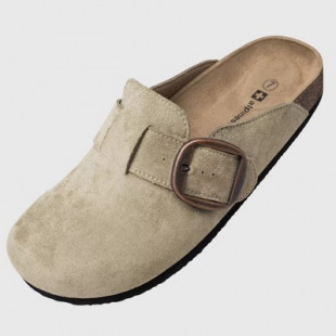 Alpine Swiss Edith Womens Clogs Cork Footbed Slippers Mules Slip On Potato Shoes Taupe 8 M US