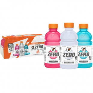 Gatorade Zero Sports Drinks, Berry/Glacier Cherry/Glacier Freeze Variety Pack, 12 fl oz, 18 Count