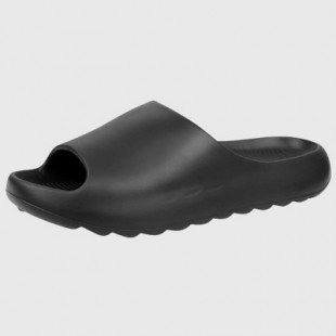 Alpine Swiss Edgar Mens Slides Sport Recovery Waterproof Lightweight Sandals for Men Comfortable Arch Support Pillow Cloud Slippers BLK 10