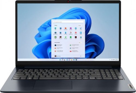 Lenovo - IdeaPad 1 15.6" Full HD Touchscreen Laptop - AMD Ryzen 5 7520U - 8GB Memory - 256GB SSD - Abyss Blue