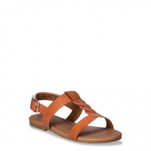 Wonder Nation Little Girls and Big Girls Braid Sandals