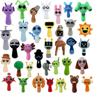 9.8 Inch Sprunki Plush Toys: Soft, Huggable Stuffed Animals Based on Popular Games, Perfect for Kids and Adults, Ideal for Christmas and Birthday Gifts