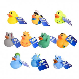 Toymendous Lux Rubber Ducks, Assorted Colors & Styles, 1 per Purchase, Toy for Children Ages 3+