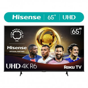 Hisense 65" Class 4K UHD LCD Roku Smart TV HDR R6 Series 65R6E4