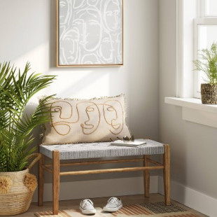 Lumarco Woven Bench Natural - Threshold™