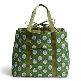 Vera Bradley Women's Outlet Lighten Up Large Family Tote Tulip Rows