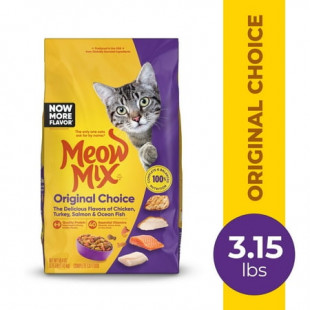 Meow Mix Original Choice Dry Cat Food, 3.15 lb. Bag
