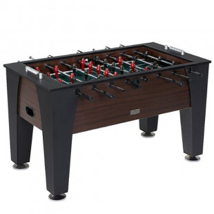 Barrington - 58” Richmond Foosball Table Competition Size, Durable and Stylish with Tabletop Sports Soccer Balls, Family Game - Brown