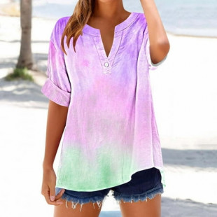 Xdegoge Short Sleeve Womens Tops Plus Size V Neck T Shirt Floral Printed Summer Tunic Tops Oversized Loose Fit Boho Tshirts Trendy Dressy Casual Blouses Clearance Women Flash for Today