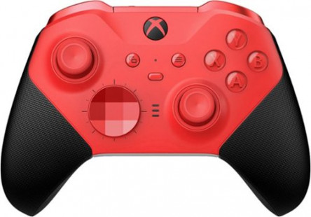 Microsoft - Elite Series 2 Core Wireless Controller for Xbox Series X, Xbox Series S, Xbox One, PCs, and Cloud-Enabled Devices - Red