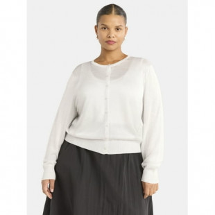 Scoop Woman's Shrunken Cardigan Sweater, Sizes XS-XXL