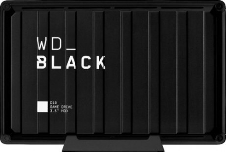 WD - D10 8TB External USB 3.2 Gen 1 Portable Hard Drive - Black