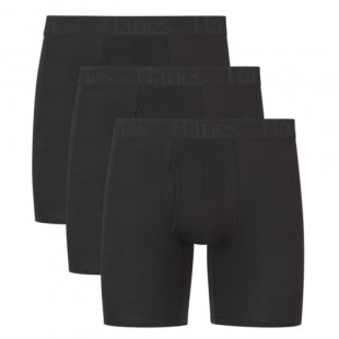 Hanes Men’s Underwear Boxer Briefs & Trunks Multi-Packs Black