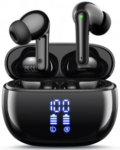 HUIFU Wireless Earbuds – 40H Playtime Bluetooth Headphones with Deep Bass and LED Display