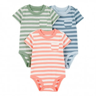 Carter’s Child of Mine Baby Boy Bodysuits 3-Piece Set – Preemie to 18 Months