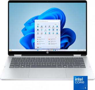 HP OmniBook 5 Flip 2-in-1 14" 2K Touch-Screen Laptop - Glacier Silver