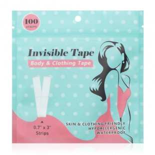 Fearless Tape - 100 Strips Fashion Double Sided Tape for Clothes, Fabric, and Skin