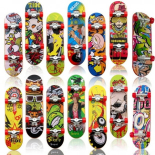 SPOKKI 14-Piece Mini Finger Skateboard Toy Deck Trucks – Cool Finger Boards