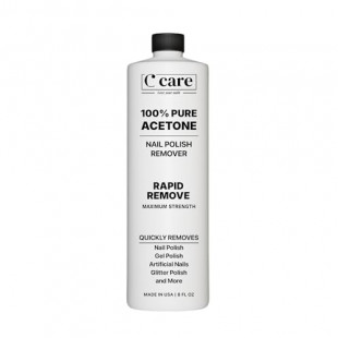 100% Pure Acetone Nail Polish Remover - Professional Quality