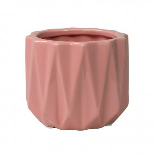 Better Homes & Gardens Devi 5" Round Ceramic Planter, Pink - Showcase Your Plants